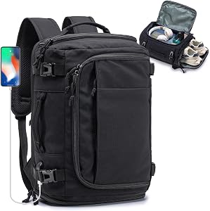 9x10x18 inch Personal Item Bag for Budget Flight,22x25x45 cm Travel Bag Carry On Travel Backpack