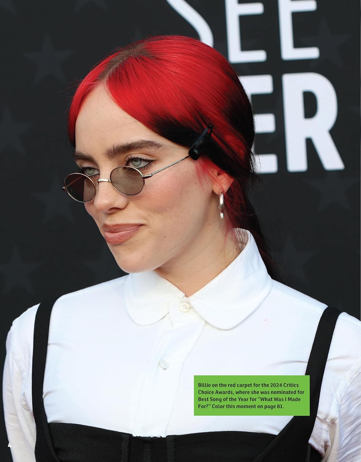 Super Stylish Billie Eilish Coloring & Activity Book: Features Photo Gallery, Fun Facts, Word Searches, Crosswords (Design Originals) For Fans of All Ages - Image 7