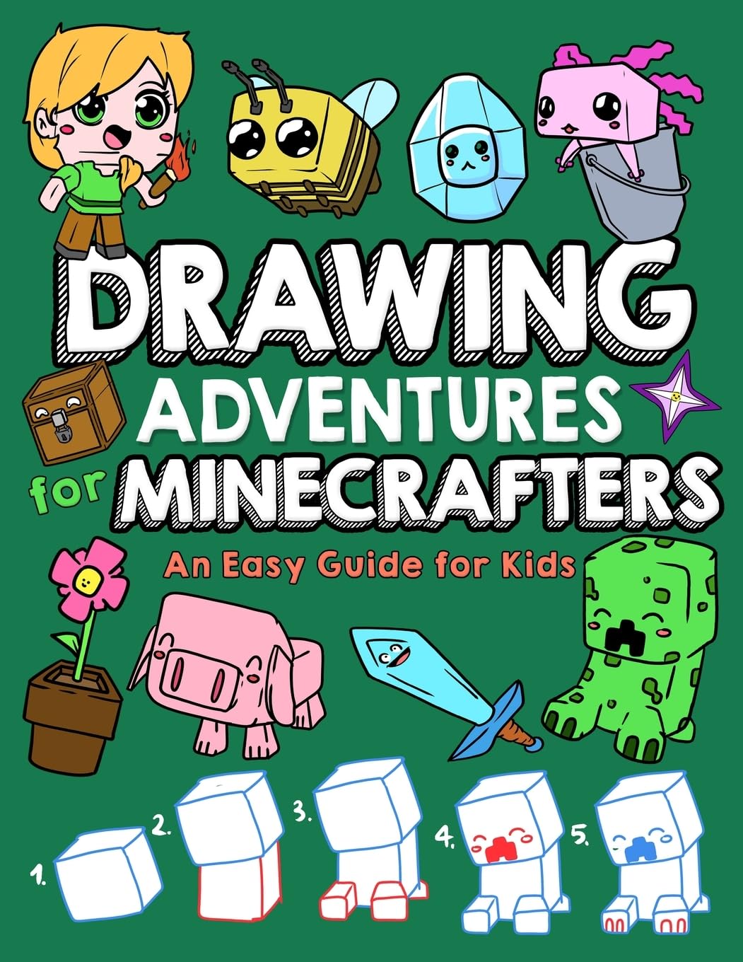 Drawing Adventures for Minecrafters: An Easy Guide for Kids      Paperback – March 3, 2025