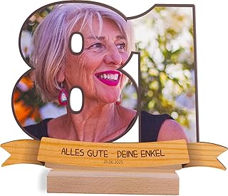 Sponsored You’re seeing this ad based on the product’s relevance to your search query.Learn more about this advertisement 81st Birthday - 81st Birthday Women Personalised - Photo Motif Wooden Picture Opt. with Base - 81 Birthday Men, 81 Birthday Decoration, 81st Birthday Woman, 81 Years Birthday, 81 Birthday Man