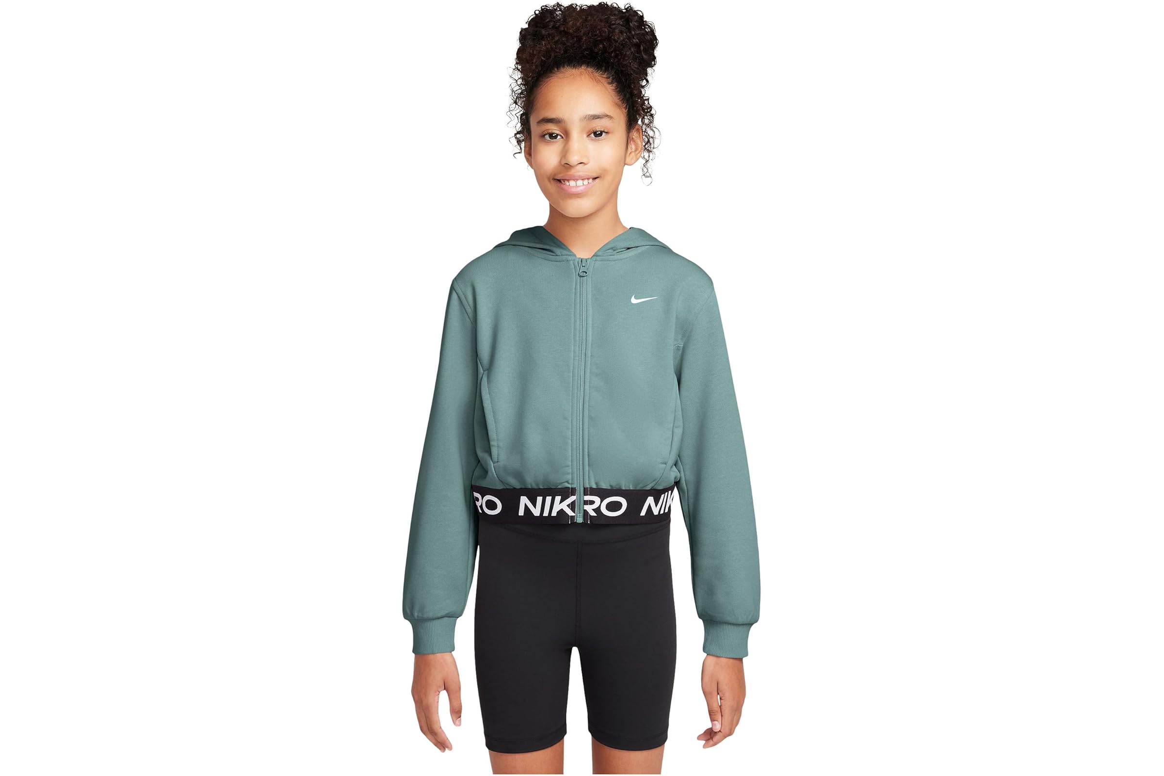 Nike Kids Pro Fleece Dri-fit Full-zip Hoodie (Big Kid)