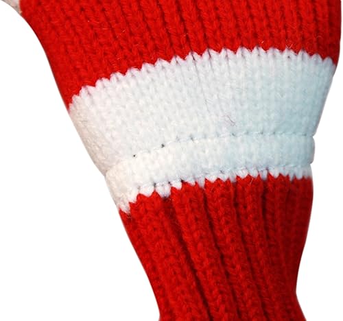 Miniatura 3 de Majek Fundas para cabeza de club de golf, metal Fairway Woods, se adapta a hasta 460 cc, pompón de punto, retro, tradicional, Taylor, ajuste