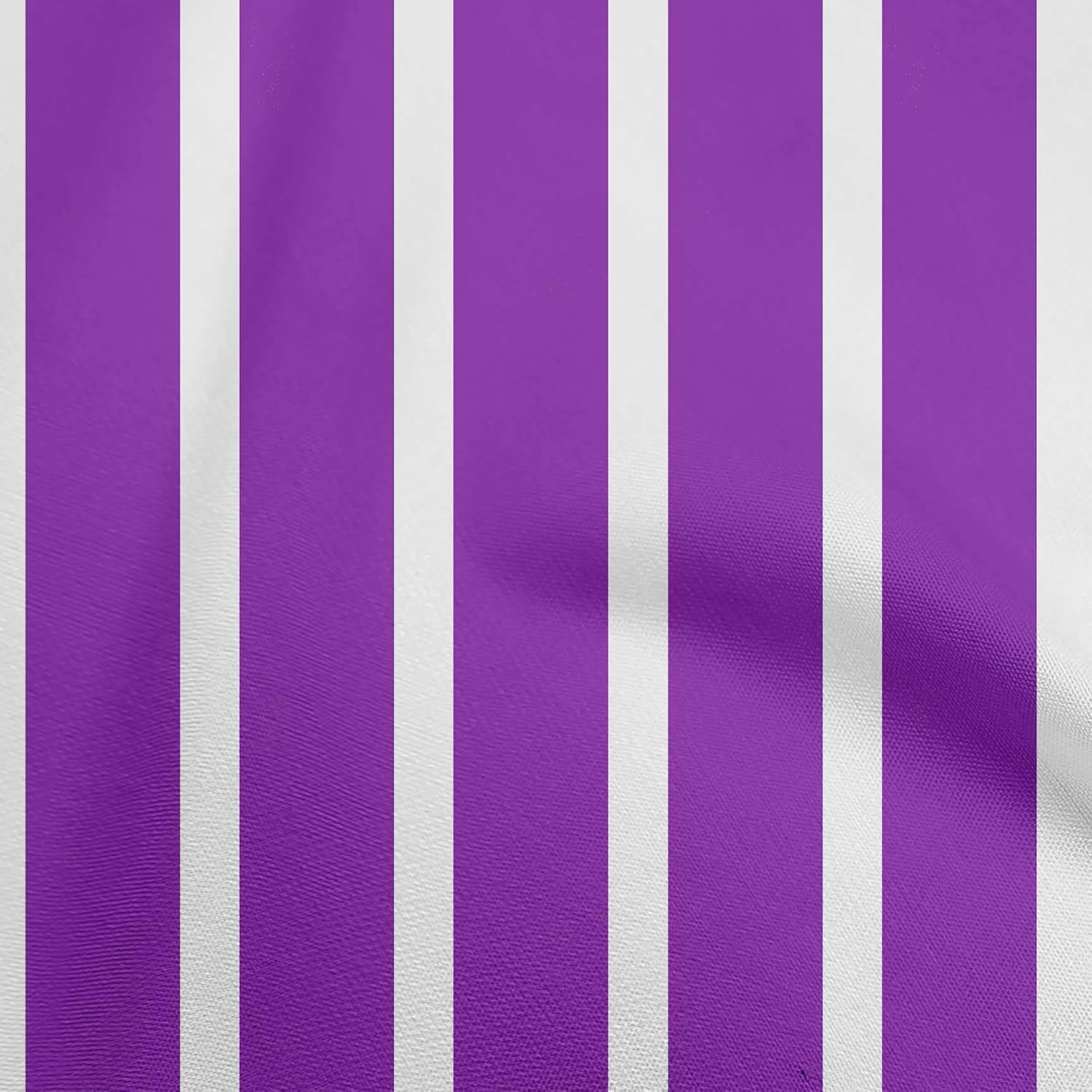 oneOone Cotton Jersey Blue Fabric Stripes Quilting Supplies Print Sewing Fabric by The Yard 58 Inch Wide