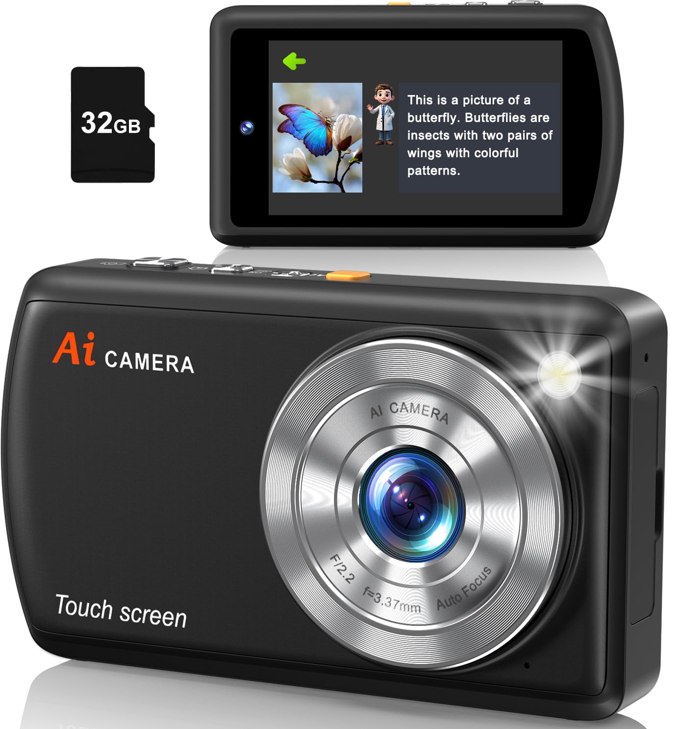Amazon.com : DSOEKEU AI Digital Camera, WiFi Cameras for