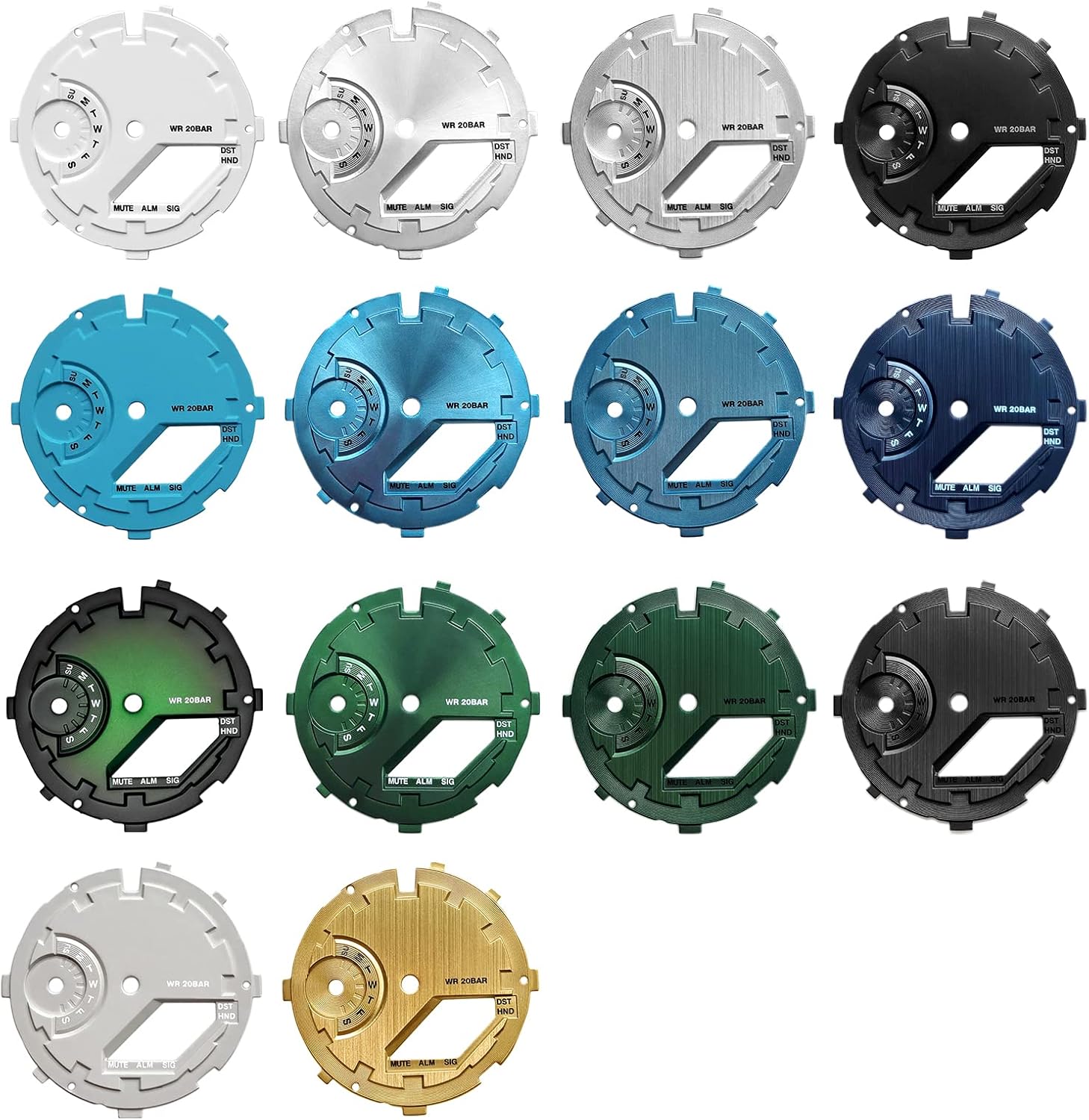 MOD Kit Watch Dial Plate Modified Accessories Watch Face for Casio Men's for G-Shock GA2100 GA-2110 GA-2100