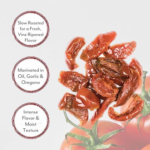 Miniatura 5 de Roland Foods Tomates asados al horno, alimentos importados especiales, bolsa de 32 onzas