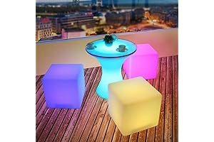 Cordless Square Glow Cube Chair