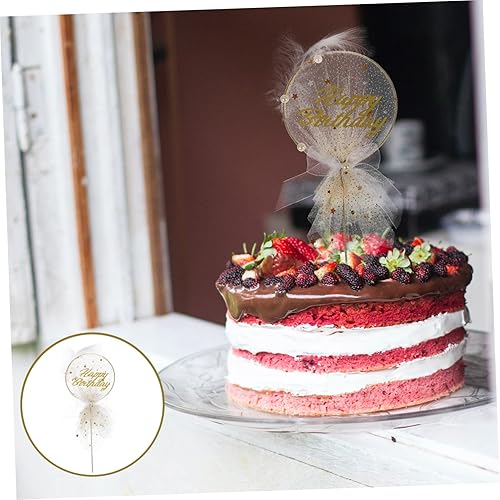 Miniatura 7 de Gadpiparty 6 piezas de decoración de tartas, pasteles de frutas, decoraciones de boda para ceremonia, boda, cupcakes, mariposas para decoración de