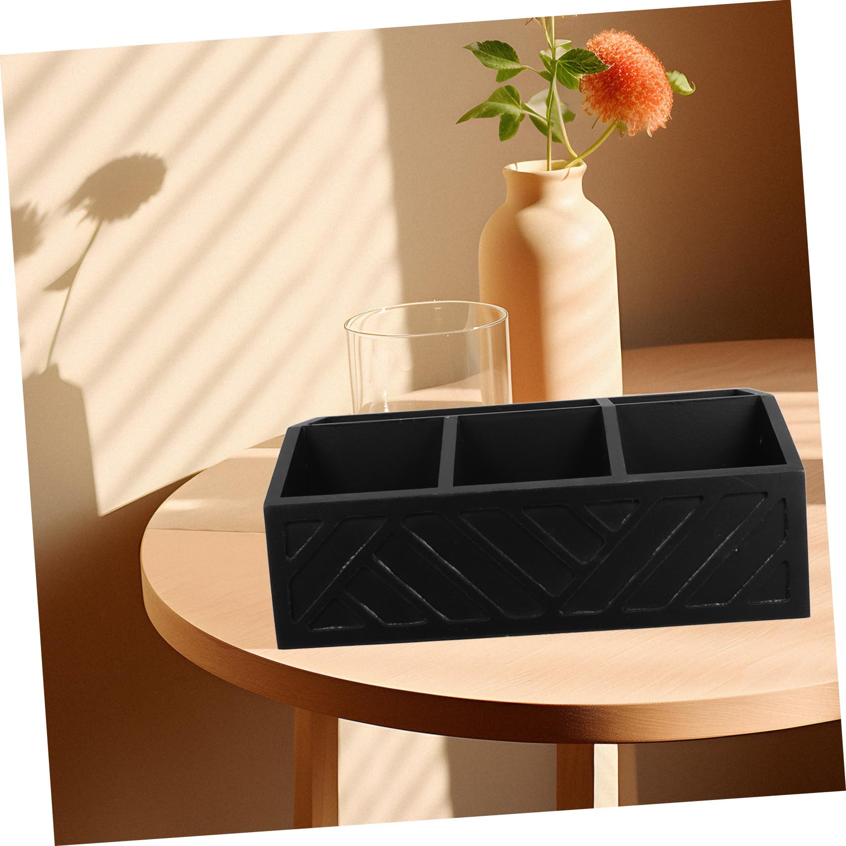 Caja De Madera Para Guardar Bolsitas De Té Organizador De Tazas Contenedor Para Casa Con Divisor Para Uso Cocina