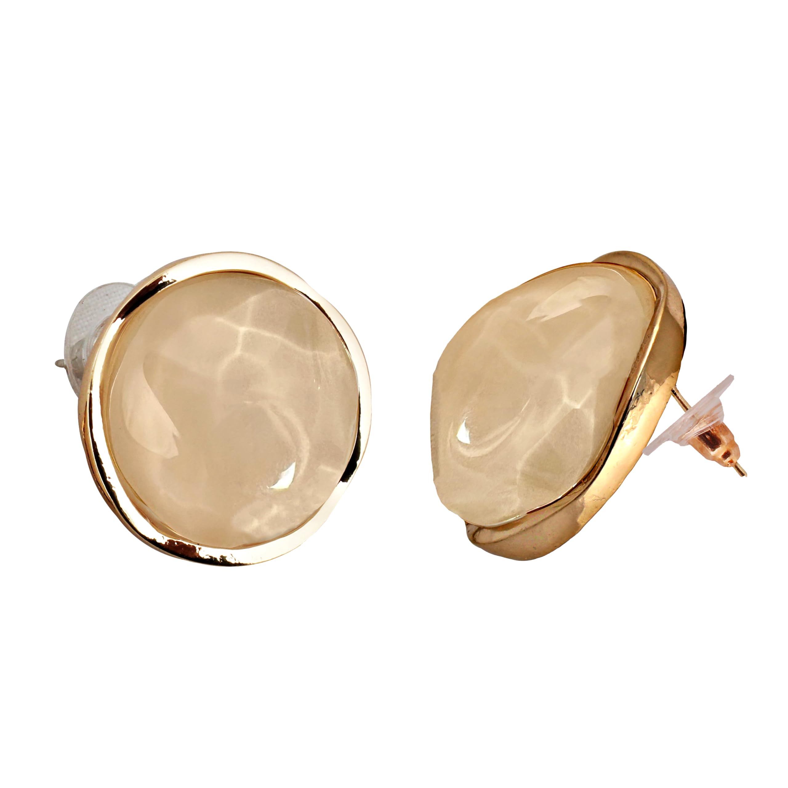 Lucky Jewellery Designer 18k Gold Plated Pearl Stud Tops Earring For Girls & Women (150-CHEM-1242) (B0CWPBMLS1) Amazon Price History, Amazon Price Tracker