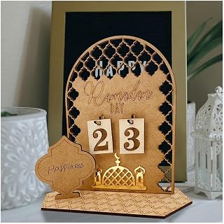Ramadan Advent Calendar, Eid Mubaraks Ornament 30 Day Countdown Ramadan Calendar Kids, Advent Gifts For Kids,Palace