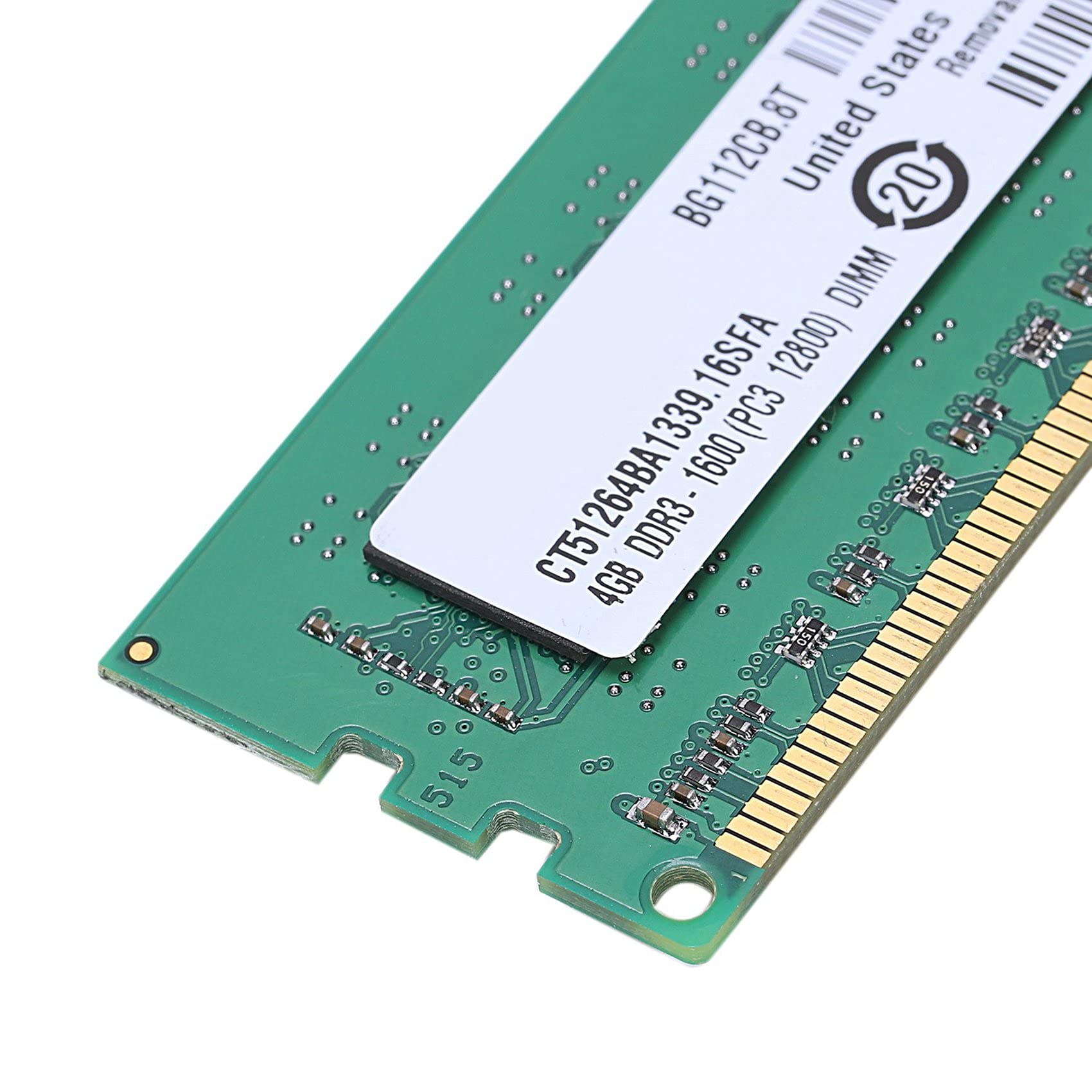 Moduli RAM 240 Pin RAM DDR3 16GB (2x8GB) 1600MHz PC3-12800 - Per Desktop, Non-ECC, Garanzia A Vita Memoria PC Compatibile - Foto 3