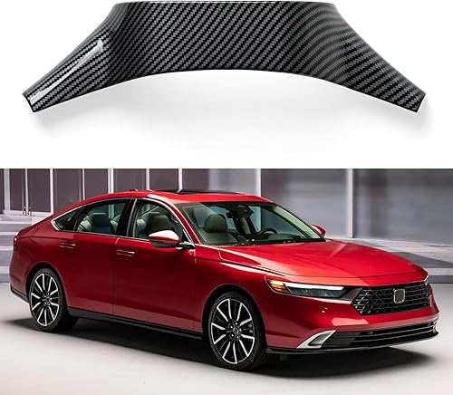 Miniatura 111 de Car Central Armrest Box Cover Decals for 2022 2023 2024 2025 Honda Civic 11th Gen Accessories ABS Carbon Fiber Interior Stickers