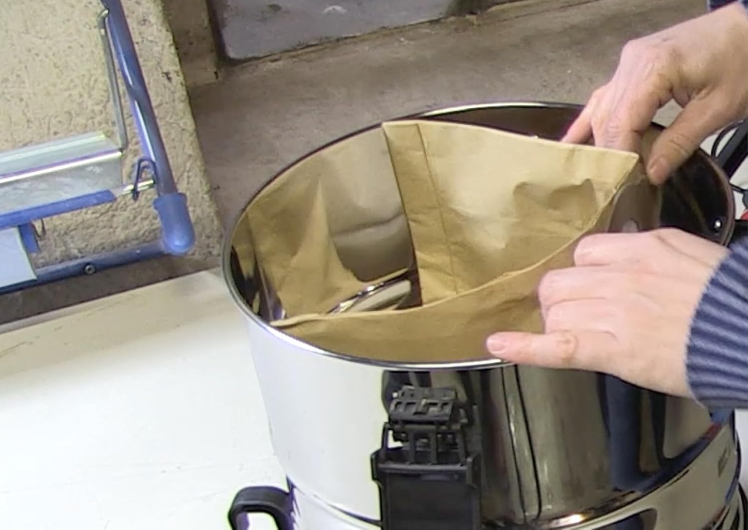 Original Einhell dust collection bag 30 L (suitable for Einhell wet & dry vacuum cleaners with 30-litre containers, 30 L volume, includes 5 bags, made of paper)