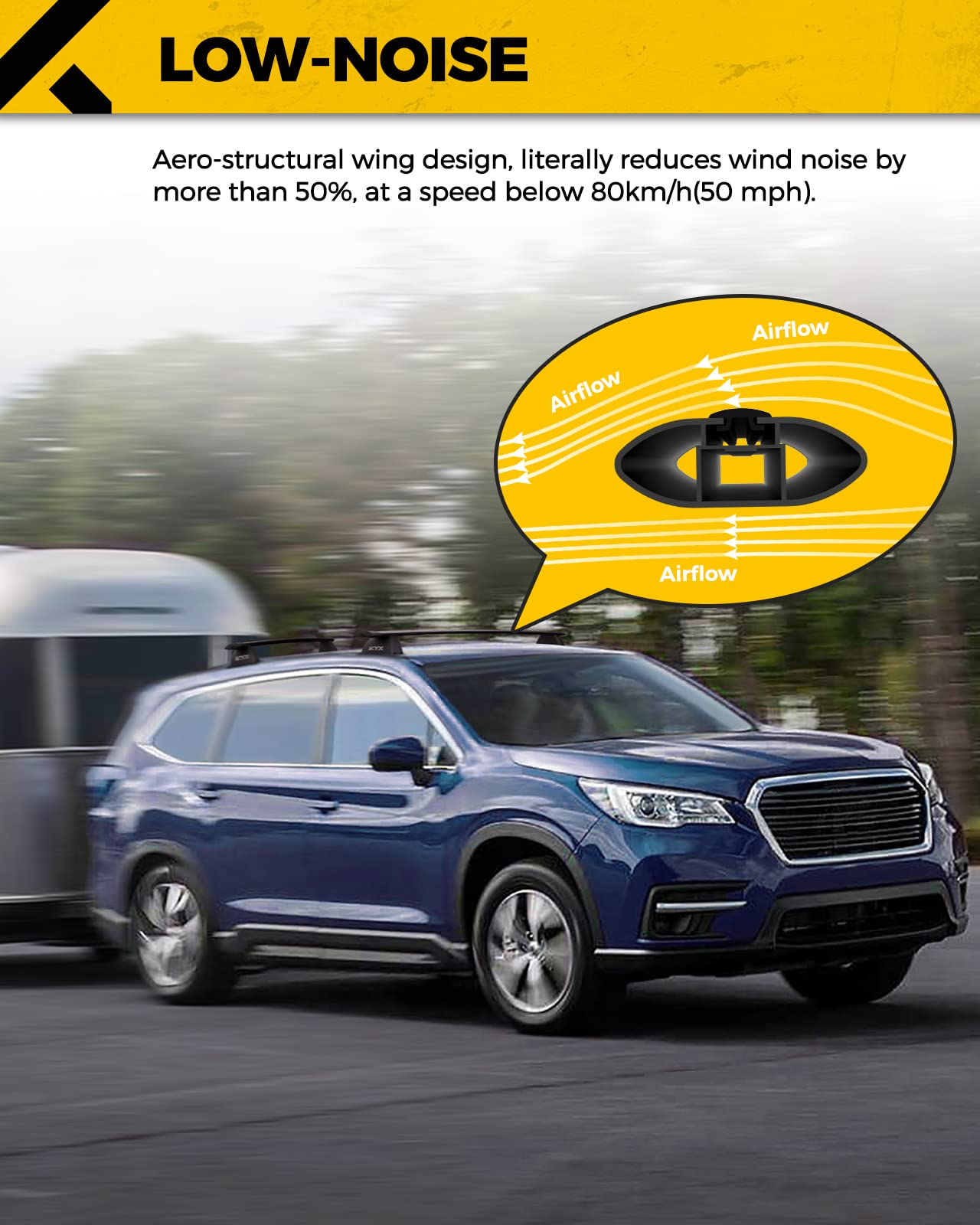 KYX Roof Rack Cross Bars for 2007-2018 Wrangler JK&2018-2022 Wrangler JL Unlimited 2&4 Door, Aviation Aluminum Crossbars Matte Black for Bike Luggage Rack Kayak Snowboard