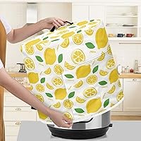 Vista 103 de Cubierta abstracta para freidora de aire con estampado de corazón, cubierta de olla a presión de 3 cuartos de galón, cubierta antipolvo para olla a