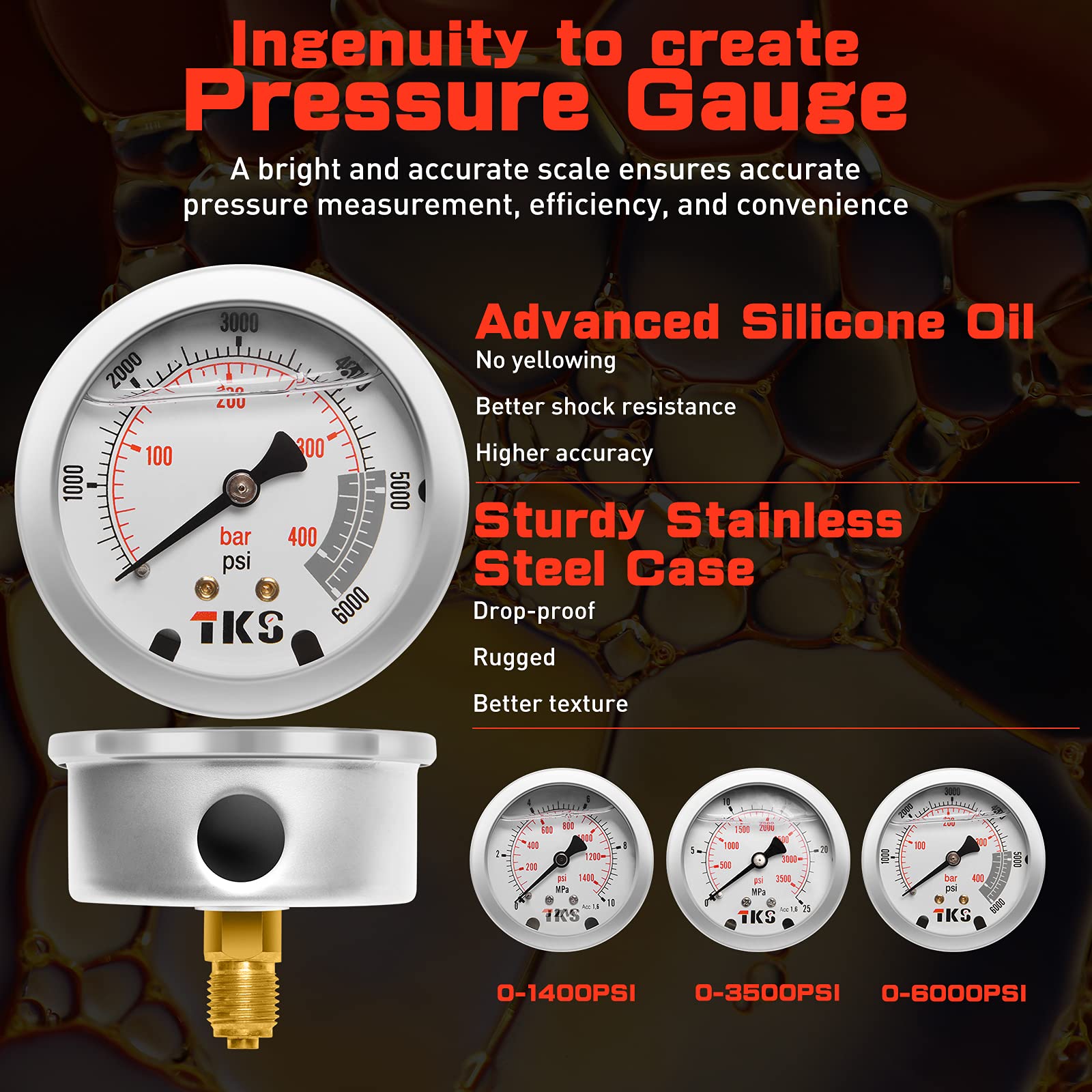 YFIXTOOL Hydraulic Nitrogen Accumulator Charging Kit, Nitrogen Fill Kit