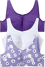 Comfort Choice Women's Plus Size 3-Pack Cotton Wireless Bra