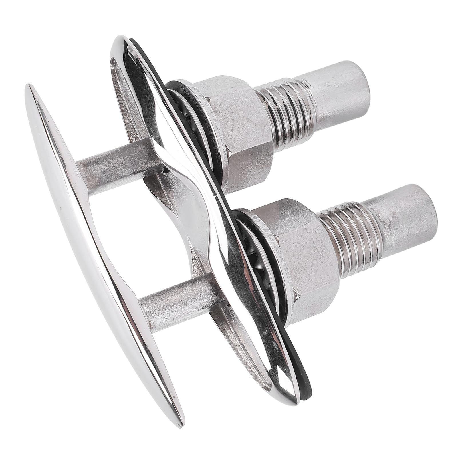 Marine-Pull-Up-Dockklampe aus Edelstahl 316, 22-mm-Gewinde, Einfach zu Installierende Bootsklampe mit Erstklassiger Verarbeitung, Solide und Sichere Bootsklampe für Wohnmobile,