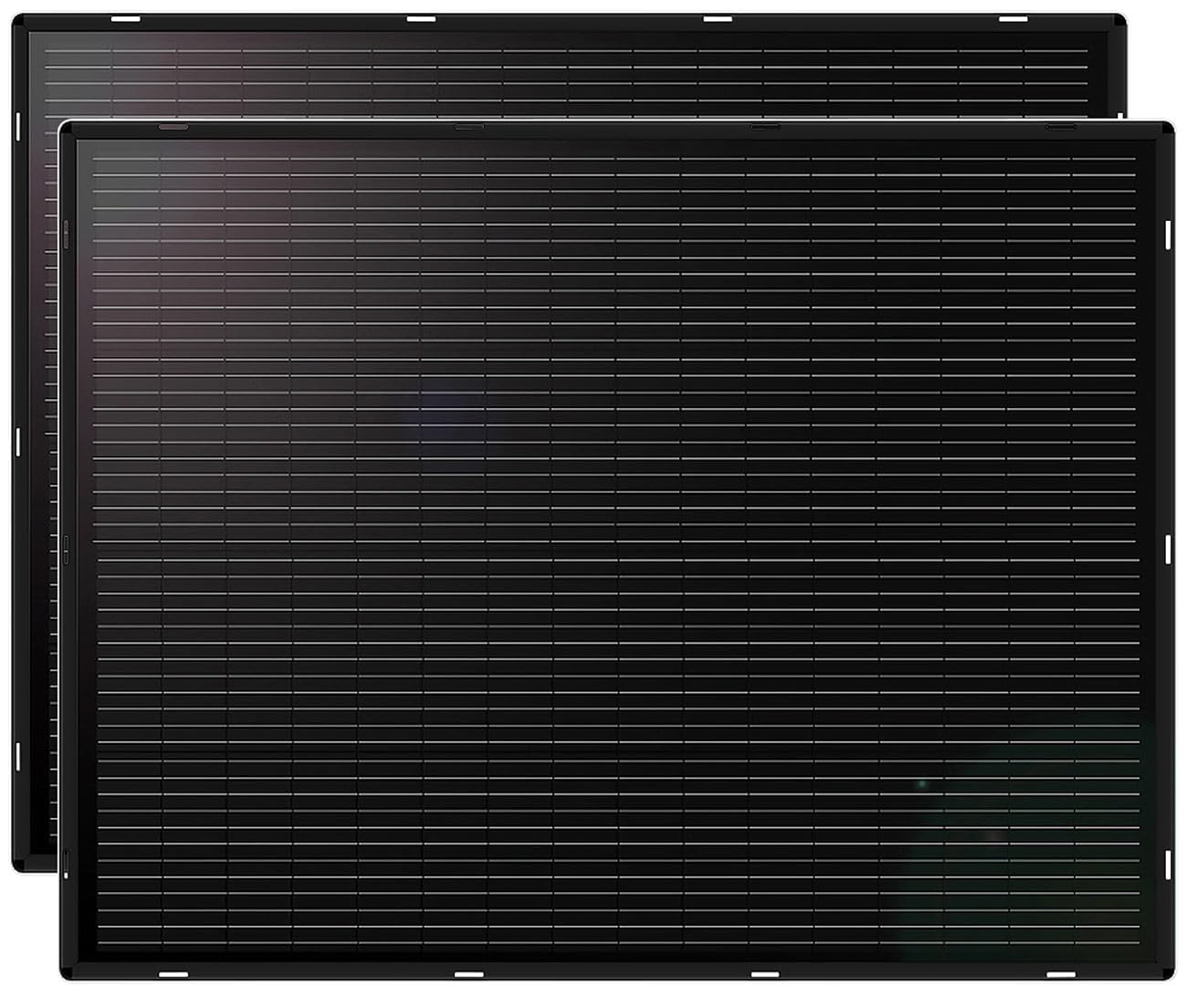 revolt Balkonkraftwerk: 2er-Set ultradünne & superleichte monokristalline Solarmodule, 2X 215W (Balkonkraftwerk dünne Module, Solarpanel dünn, Panel)