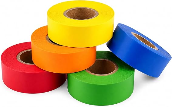 ChromaLabel Color Coding Tape, 3/4 Inch, 5 Assorted Colors, 500 Inches