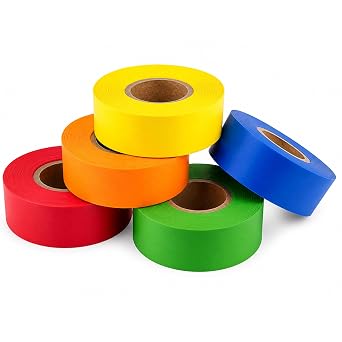 ChromaLabel Color Code Label Tape, Variety Pack, 5 Colors, 50" Roll, 3/4"