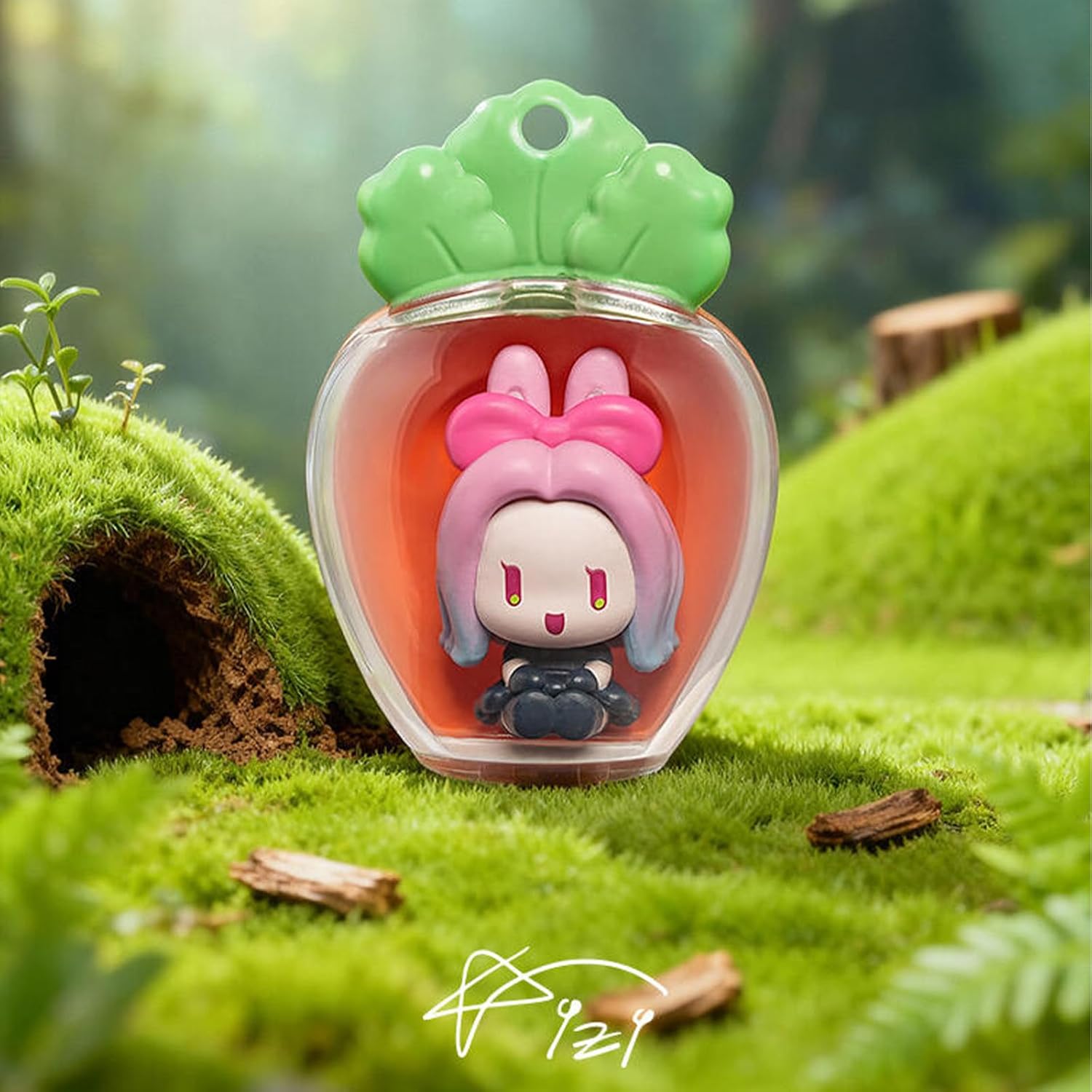 Anime Blind Box, Cute Alien Stage Rabbit Radish Rice Grains Series Mystery Box Figure, Collectable Officially PVC Figure for Birthday Gifts (Random One)