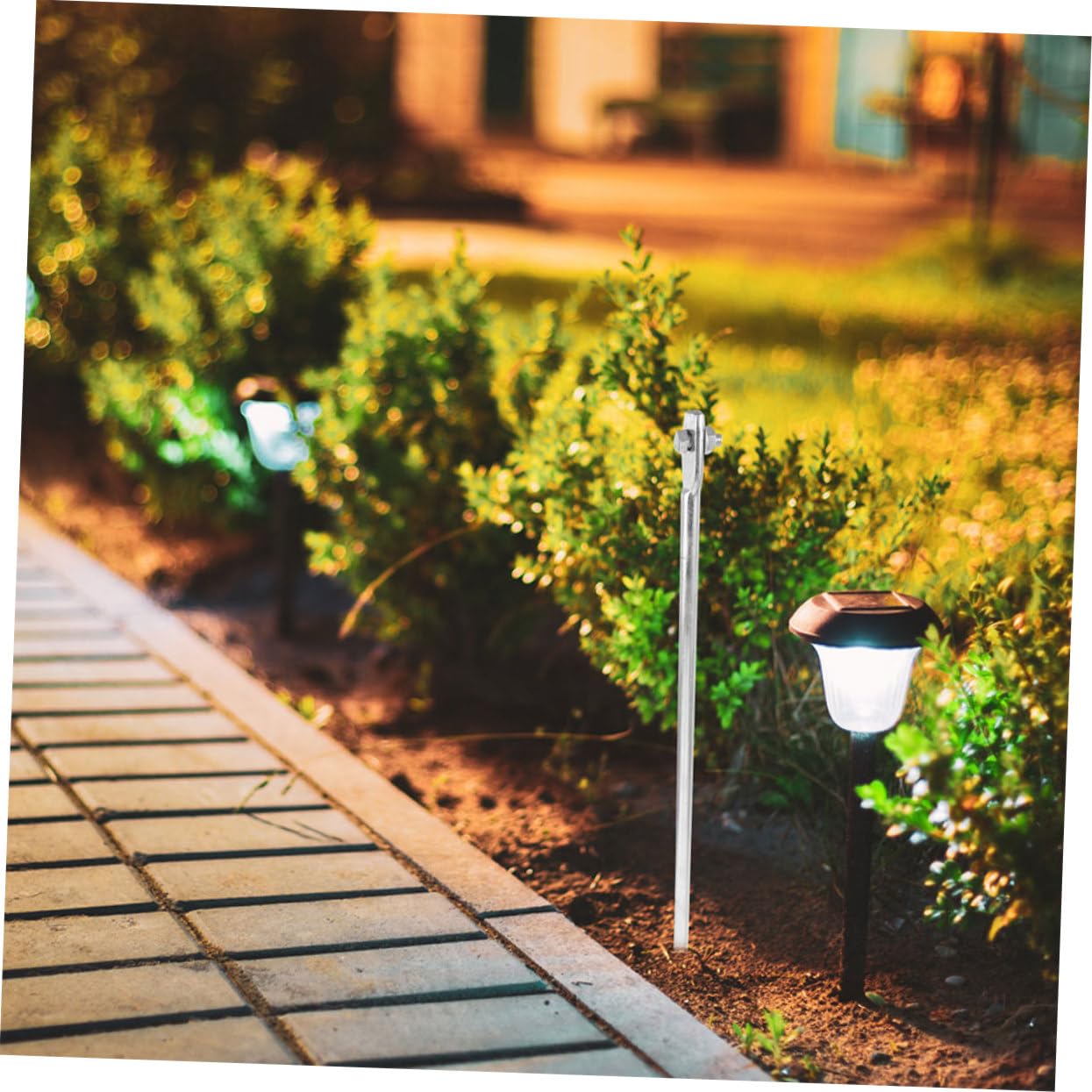 Angoily 3pezzi Picchetto Di Messa Terra Elettrico Zincato Barre Per Antenne e Recinzioni Elettriche Protezione Domestica e Outdoor Facile Installazione