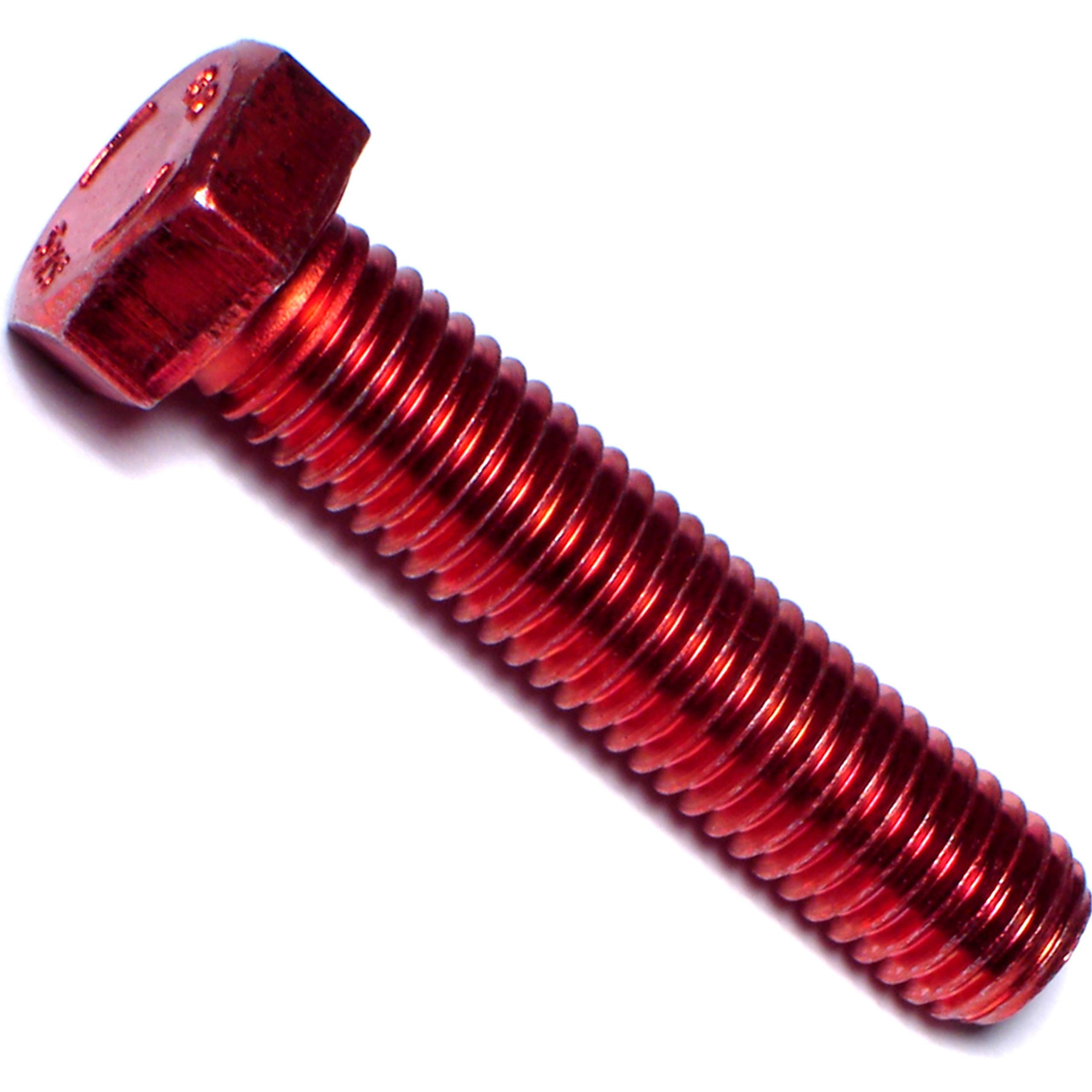 Tornillos hexagonales clase 8.8 de 12 mm x 55 mm para fijaciones de alta resistencia, 40 uds