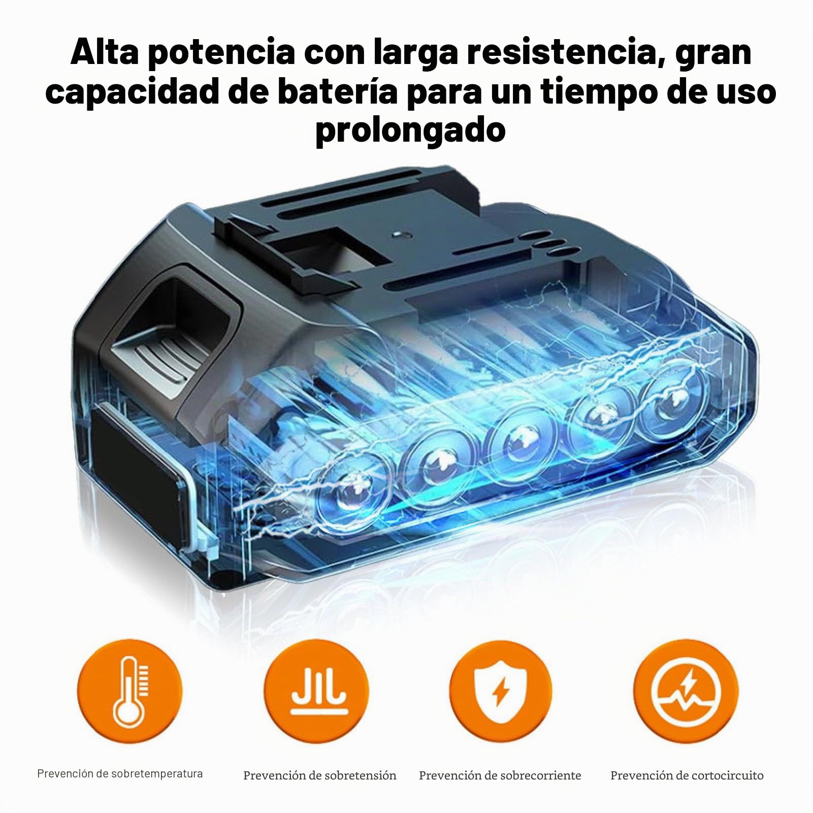 Cultivador Inalámbrico de Jardín Batería Litio 1500 mAh para Cultivo Suelo y Deshierbe Herramienta Jardinería Ergonómica Enchufe Europeo 100-240 V