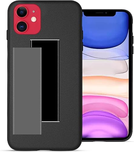 Switchbands Funda con correas para teléfono serie 11 BLK - Principal (correa negra y gris + funda negra, i Phone 11)