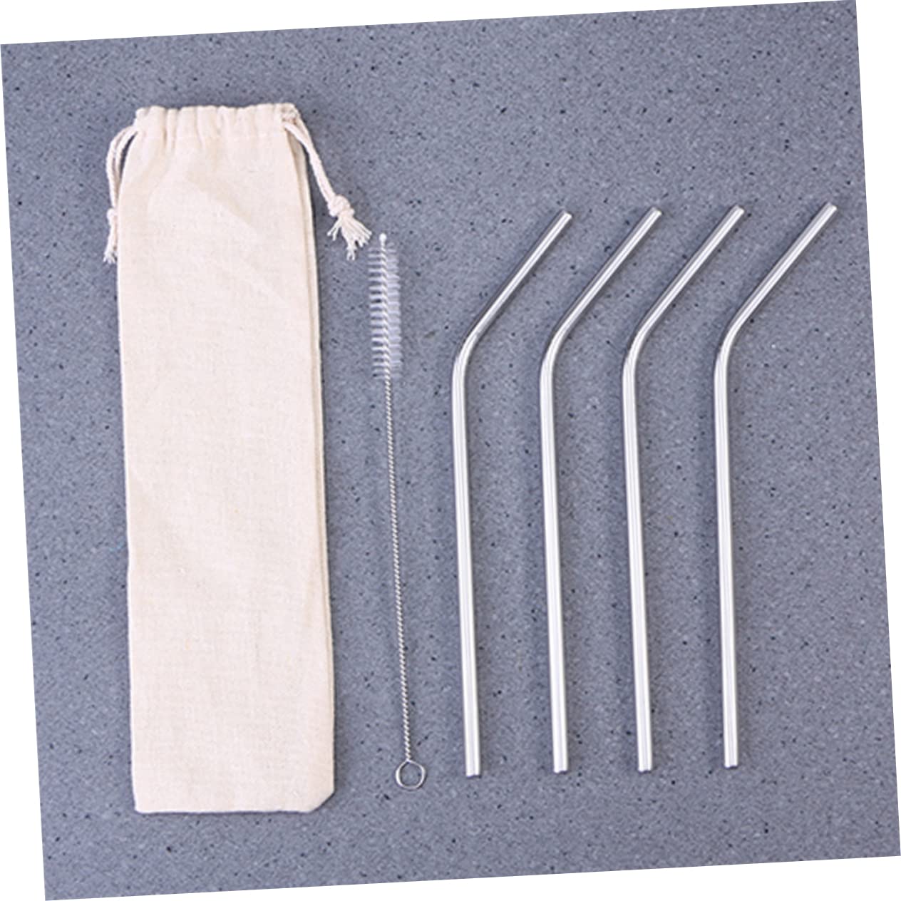 Lot De 15 Pochettes De Rangement En Coton/lin Avec Cordon - 25x8cm, Beige - Pour Couverts, Pailles, Ustensiles De Cuisine