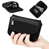 JJC Neoprene Compact Digital Camera Case Travel Pouch for Sony ZV-1 RX100 VII VA VI V IV III II DSC W800 W830 WX500 HX99 HX90V HX80 for Canon G7X III II G9X II SX740 SX730 SX620 SX610 ELPH 360 190 180