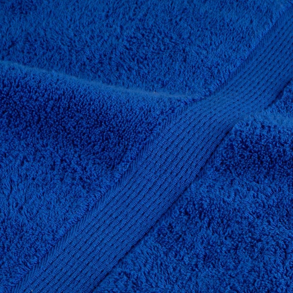 SOLUND ręczniki kąpielowe premium 4 sztuki, niebieskie, 70 x 140 cm, 600 g/m², ze 100% bawełny, chłonne, miękkie, do łazienki, sauny, basenu, spa, wellness
