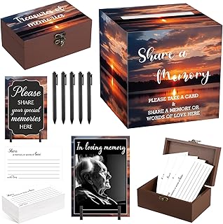 Gilprop 113 Pcs Celebration of Life Share a Memory Cards Set, Dusk