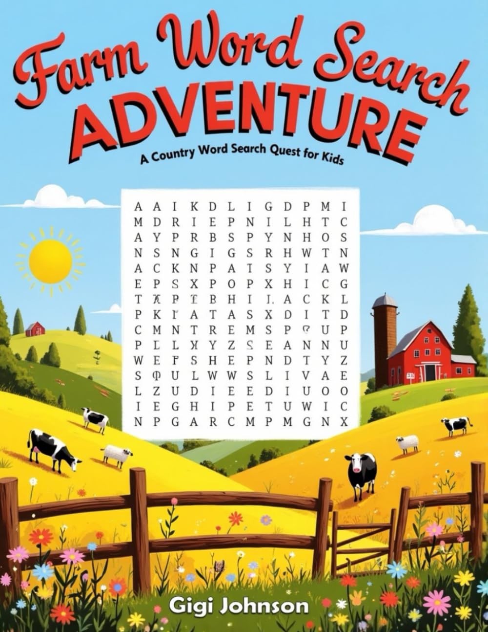 Farm Word Search Adventure: A Country Word Search Quest for Kids Ages 8-12