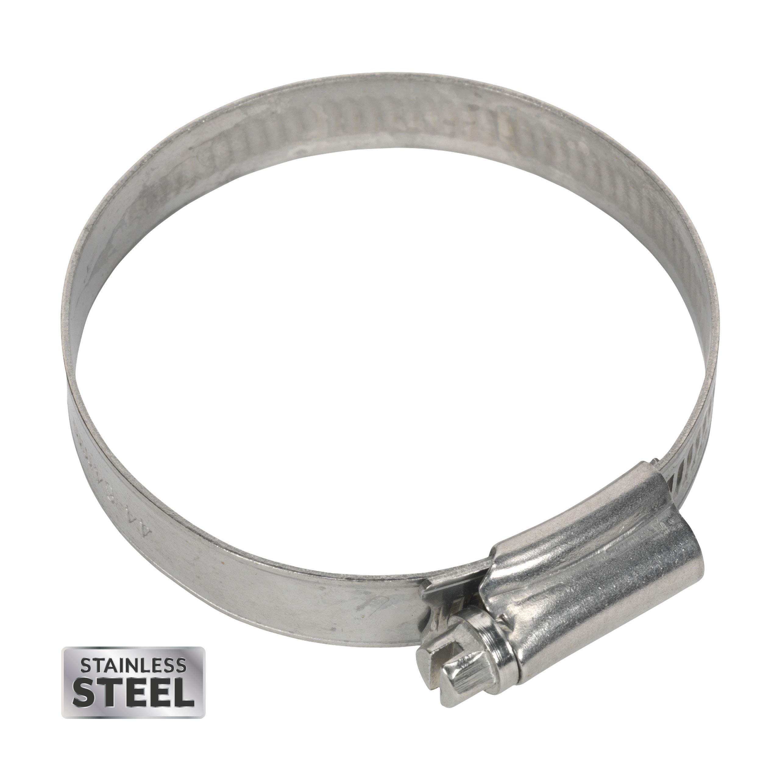 Tuyau clip en acier inoxydable pour réparer les durites de refroidissement Ø44–64 mm