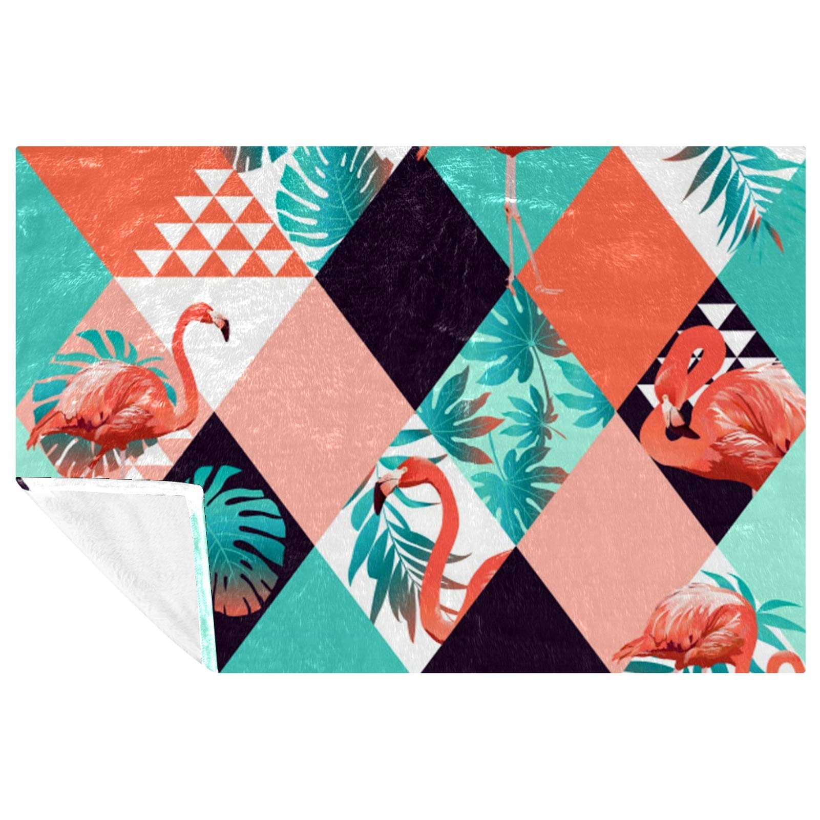 Couverture douce flamant rose : un cocon de chaleur réconfortant pour lit et canapé