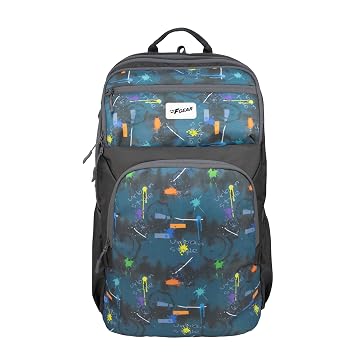 F Gear Akira Grey 26L Backpack, 3 Spacious Compartments, 3 Pockets and 1 Hidden Pocket|Anti theft Backpack|Airflow Padded Back Panel|Lightweight & Durable|Ideal for Office, Daily Use & Travel
