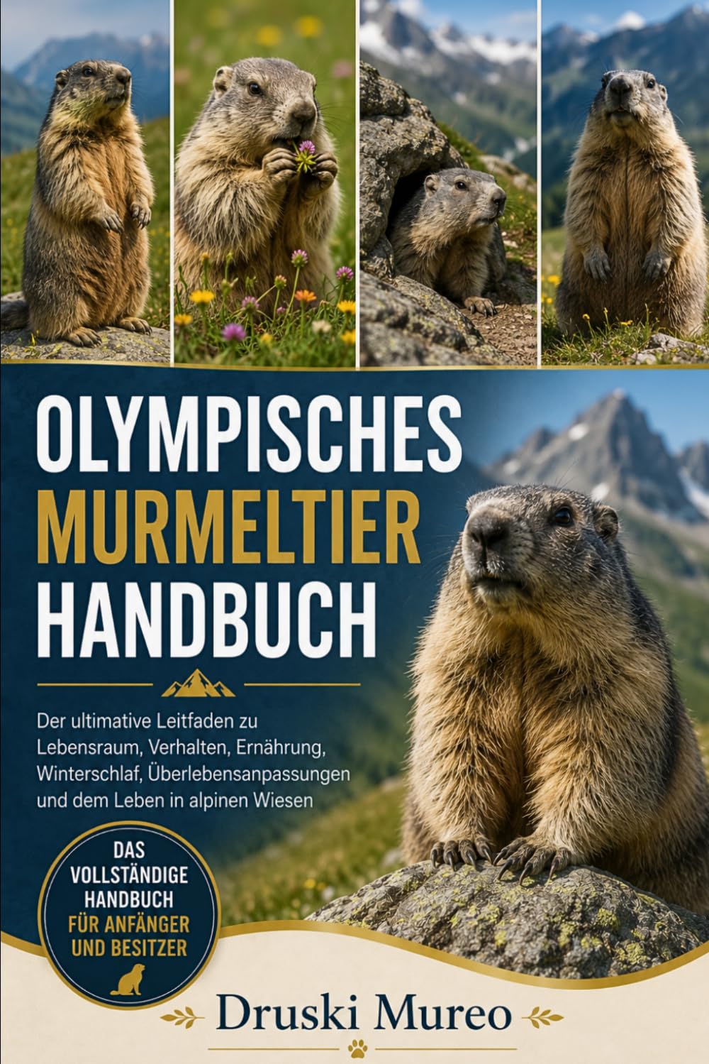OLYMPISCHES-MURMELTIER-HANDBUCH: Der ultimative Leitfaden zu Lebensraum, Verhalten, Ernährung, Winterschlaf, Überlebensanpassungen und dem Leben in alpinen Wiesen (German Edition)