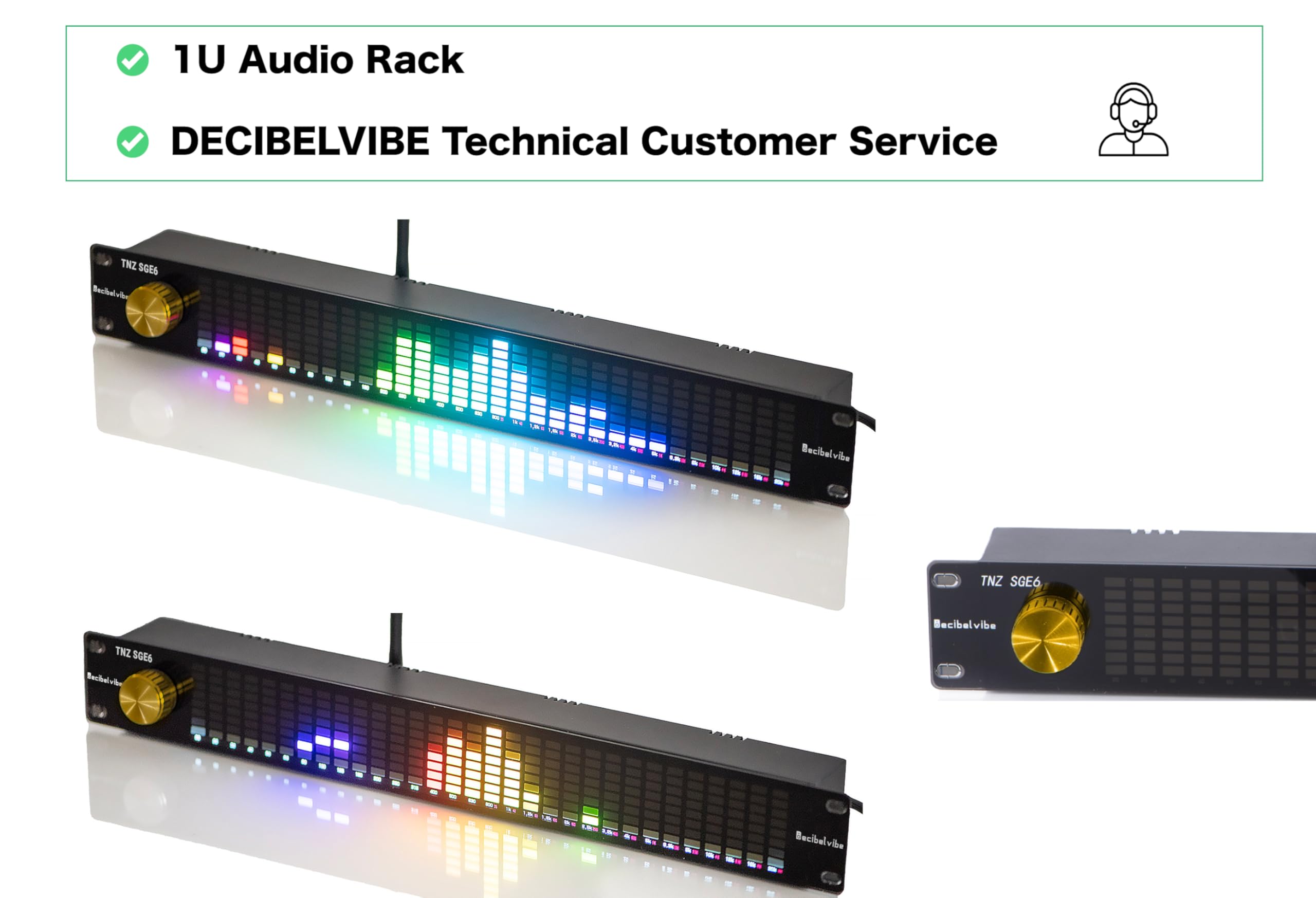 Amazon.com: Decibelvibe TNZ SGE6 - Audio Graphic Equalizer with