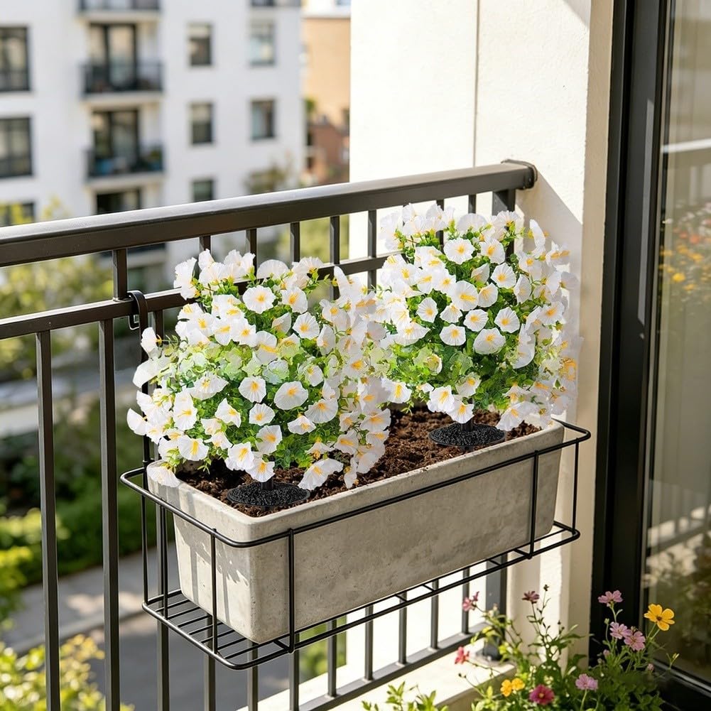 Fiori artificiali in seta con eucalipto, composizione floreale realistica per la casa e il giardino, 56 cm (rosa viola)