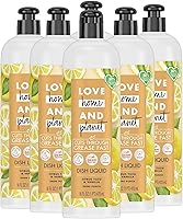 Vista 1 de Love Home and Planet Jabón líquido para platos de cítricos yuzu y vainilla (paquete de 6)