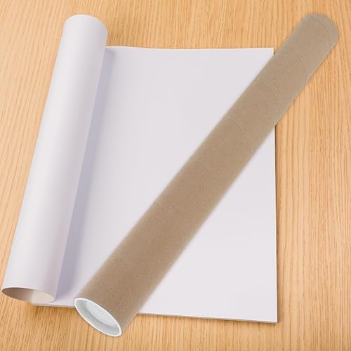 Miniatura 9 de Cartón Cartón Tapas de tubo Tubos de envío para correo Almacenamiento de obras de arte