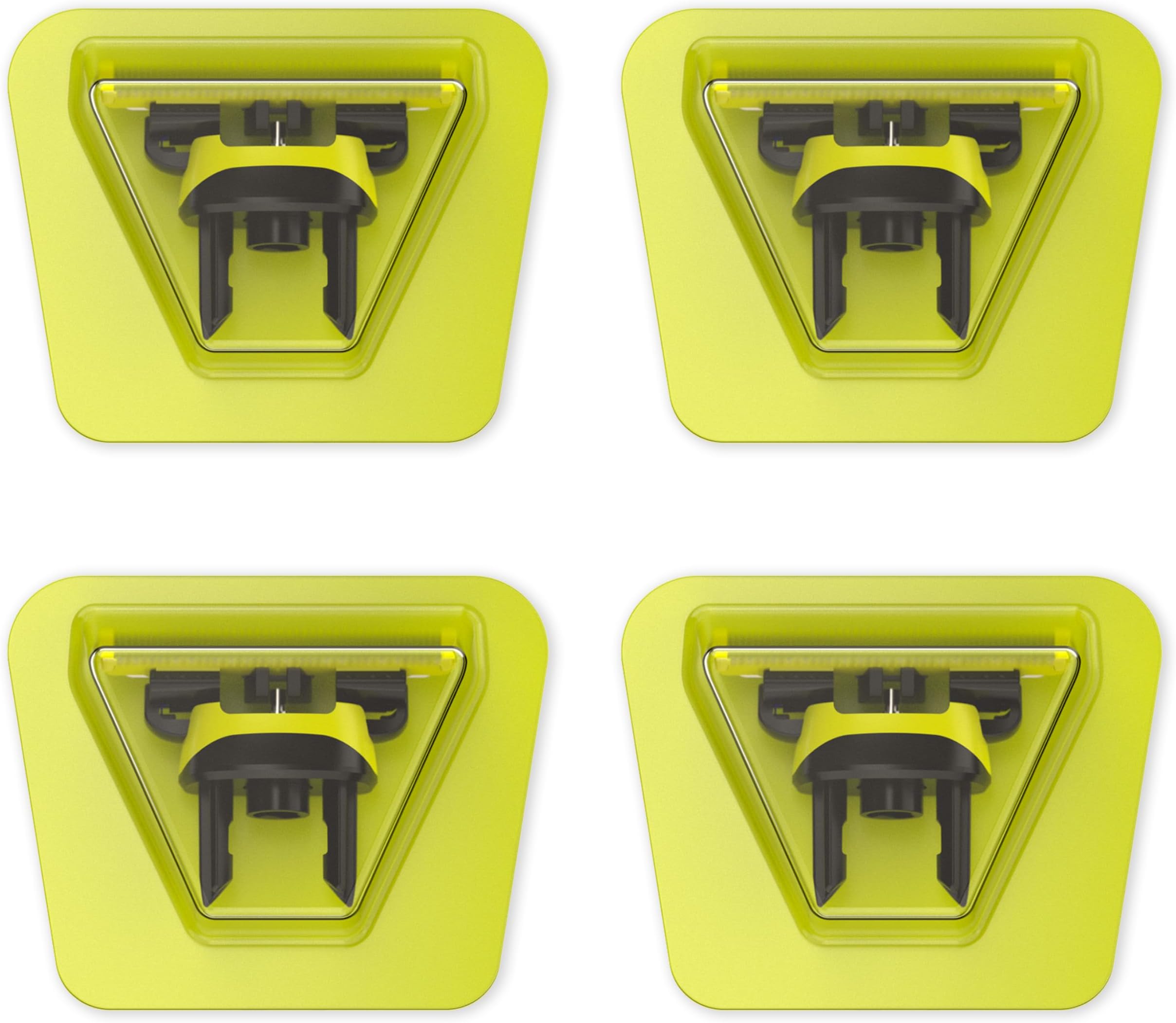 4-Pack Replacement Heads and 3 Guide Combs Guards Kit Compatible with One Blade QP Series QP25/26/27/28/45/65