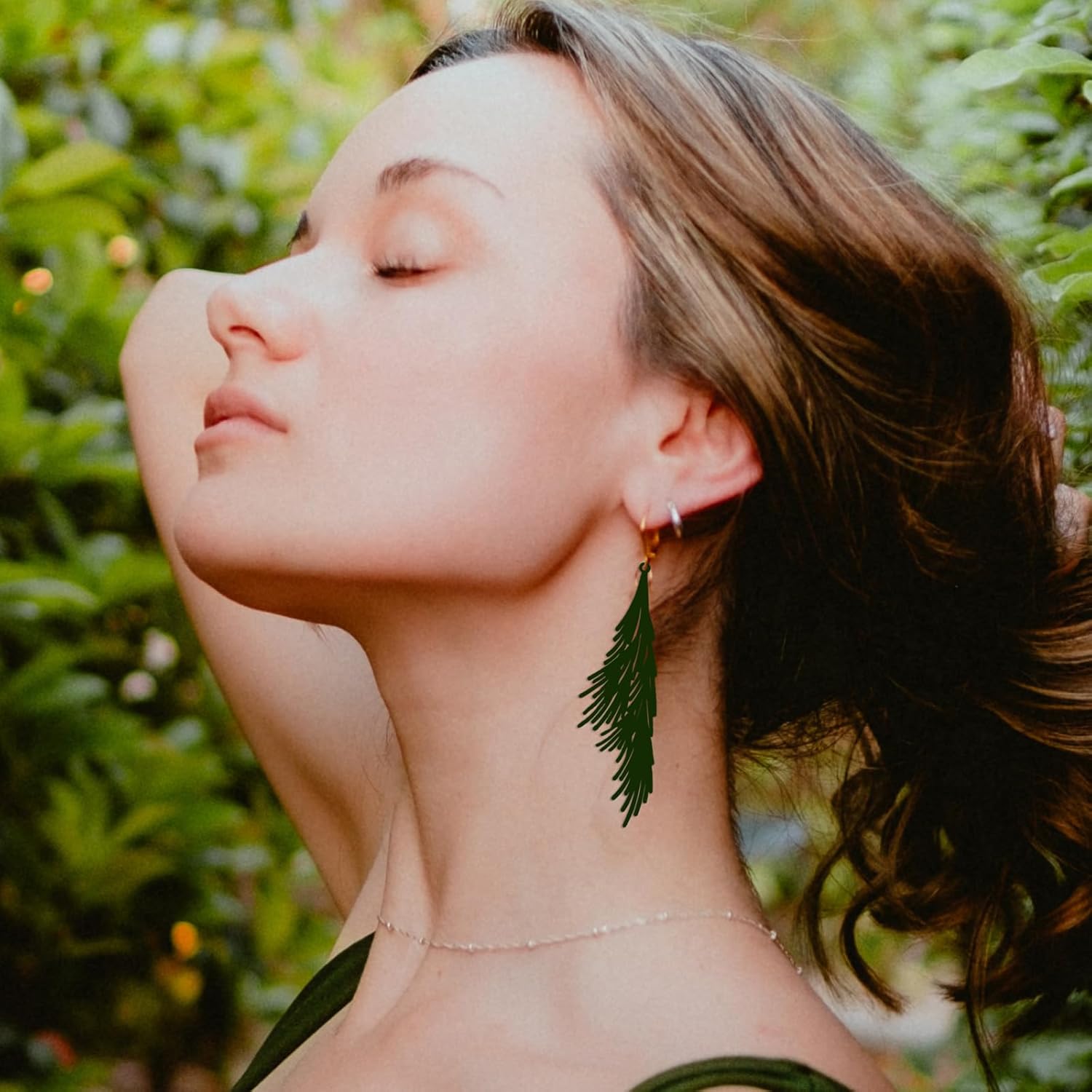 48pcs Leaf Colorful Filigree Charms Danlge Stylish Leaf Pendants for DIY Earrings Bookmarks Hanging Decorations - Image 3