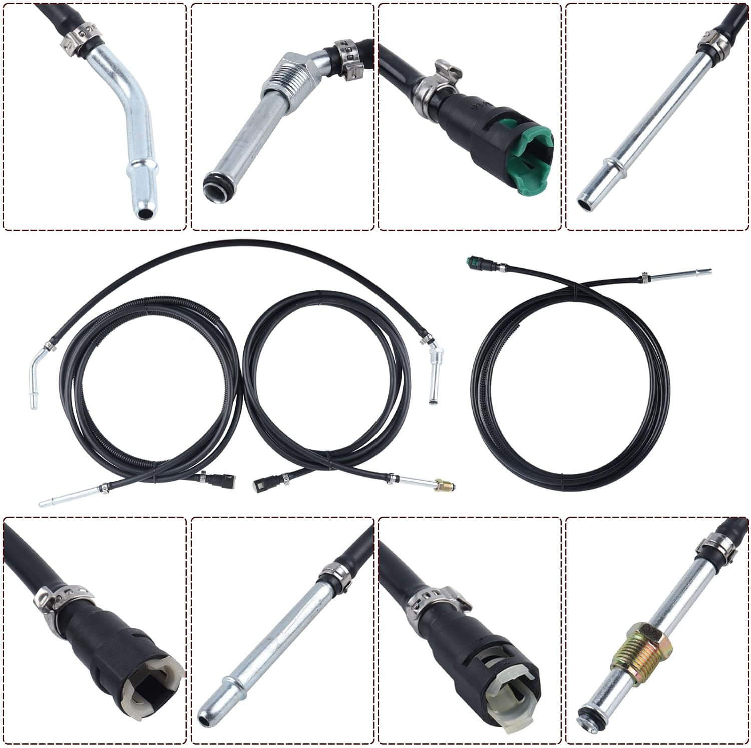 MUCO Nylon Fuel Line kit NFR0049 Compatible for Chevy Suburban Yukon 2 and 4Wd 5.3L 2000 2001 2002 2003 2004