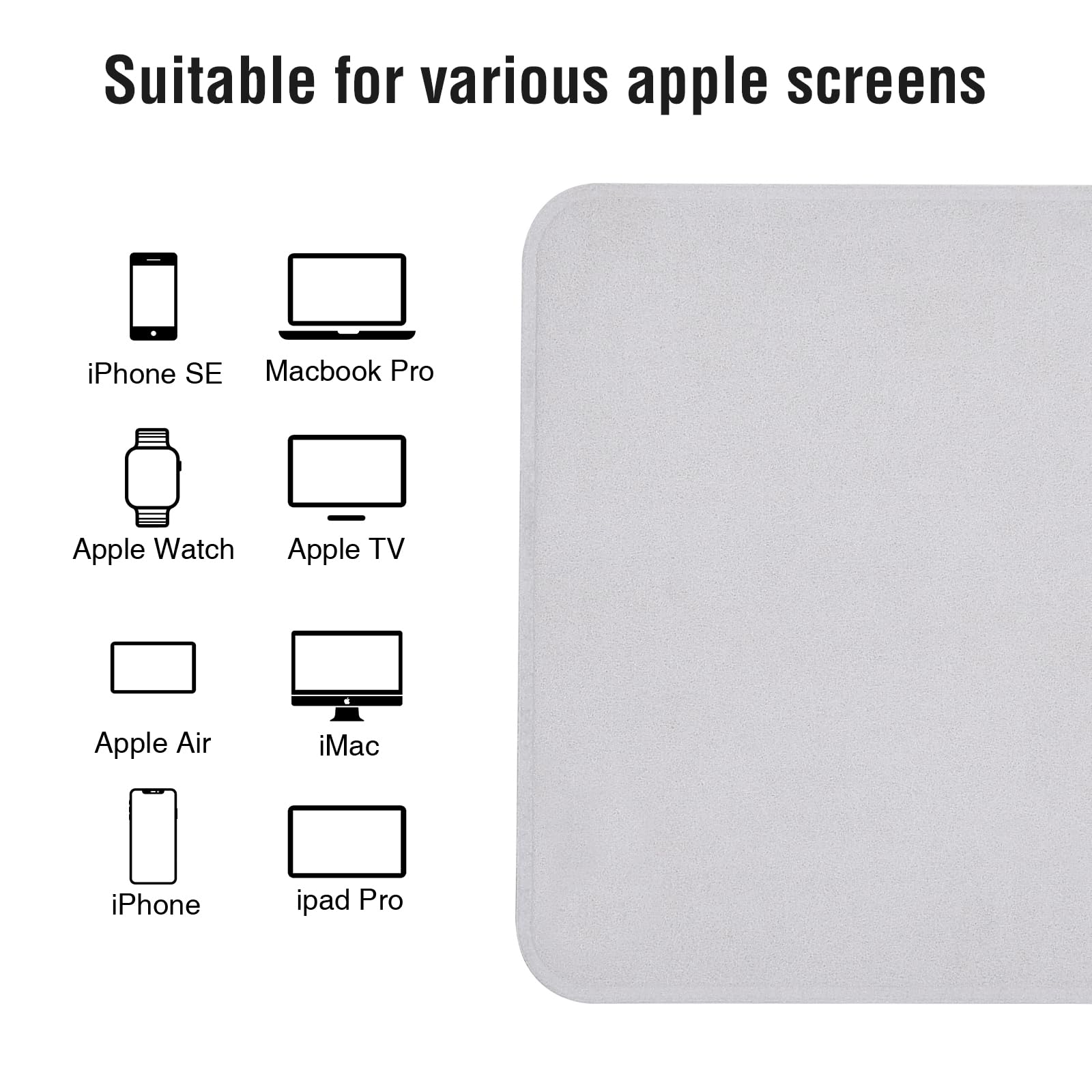 3 Panni In Microfibra LetsSwipeThat 15 Pollici - Per Pulire Schermi E Superfici Delicate - Foto 10