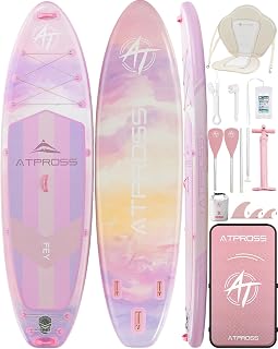 Inflatable Paddle Board, 450lbs Extra Wide Stand Up Paddleboard | 11'6"x35" SUP with Premium Accessories Kit & Backpack, blow up paddle board for Adults & Youth of All Skill Levels