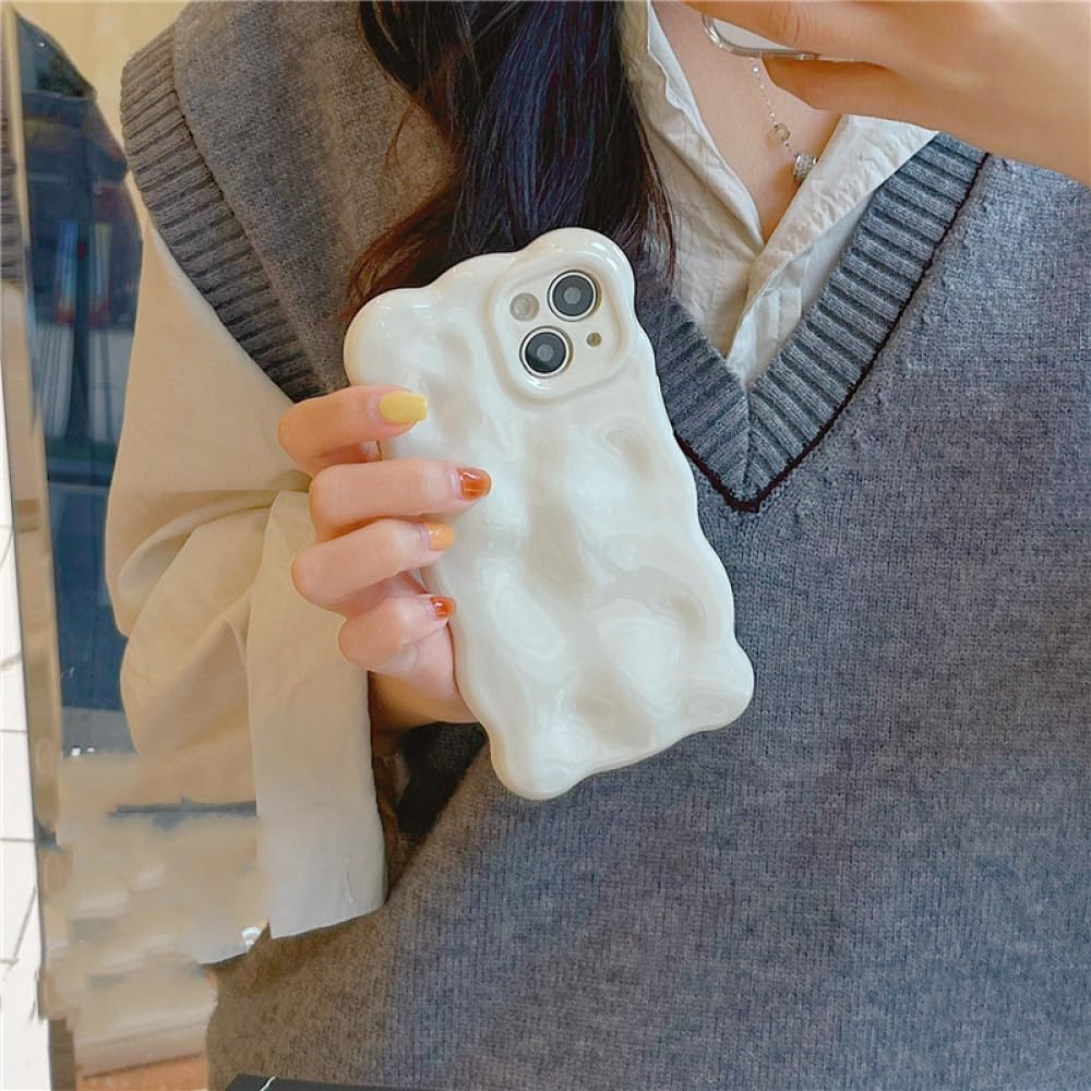 Coque iPhone 11 blanche wave bubble design brillant pour votre quotidien - 5